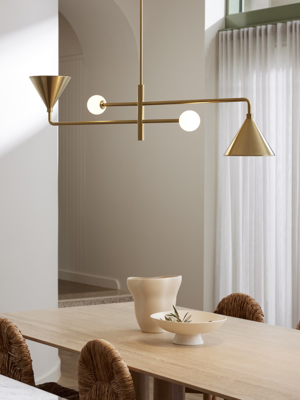 Miller 4 Light Pendant in Aged Brass-img-2