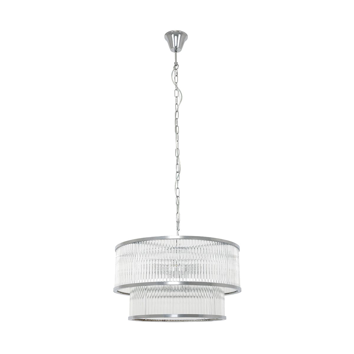 Corbelle 6+4 Light Pendant in Polished Chrome