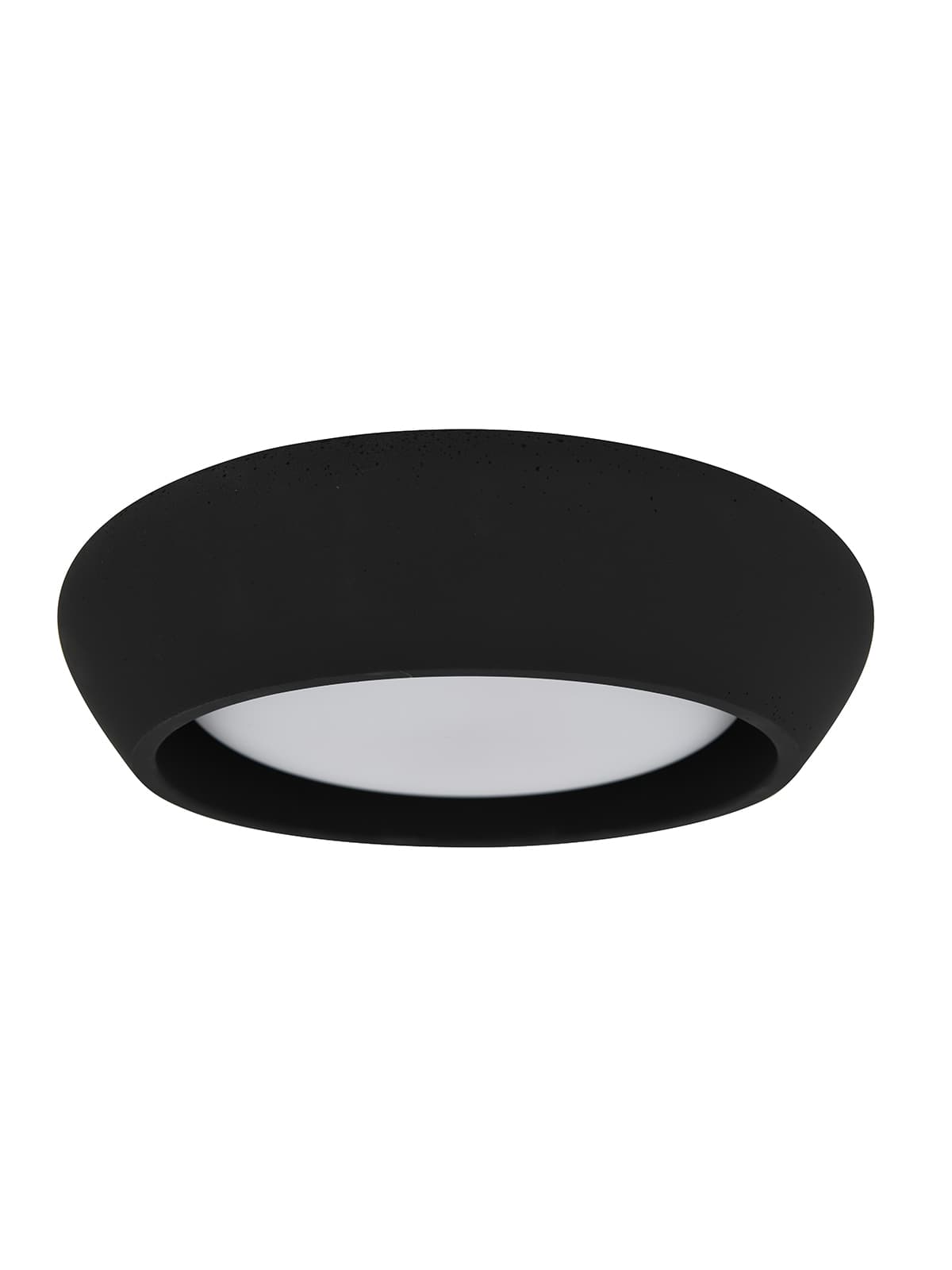Fjord 1 Light Flush Mount in Black-img-1