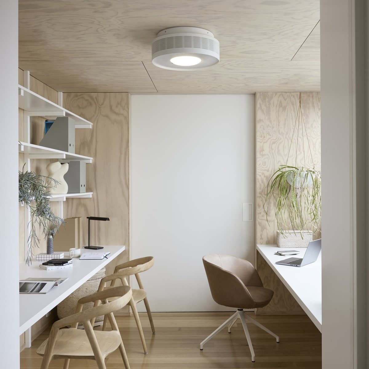 Sanso EvOne 3-in-1 Ceiling Mounted Air Purifier, Ioniser and Multi-Functional Light in White 