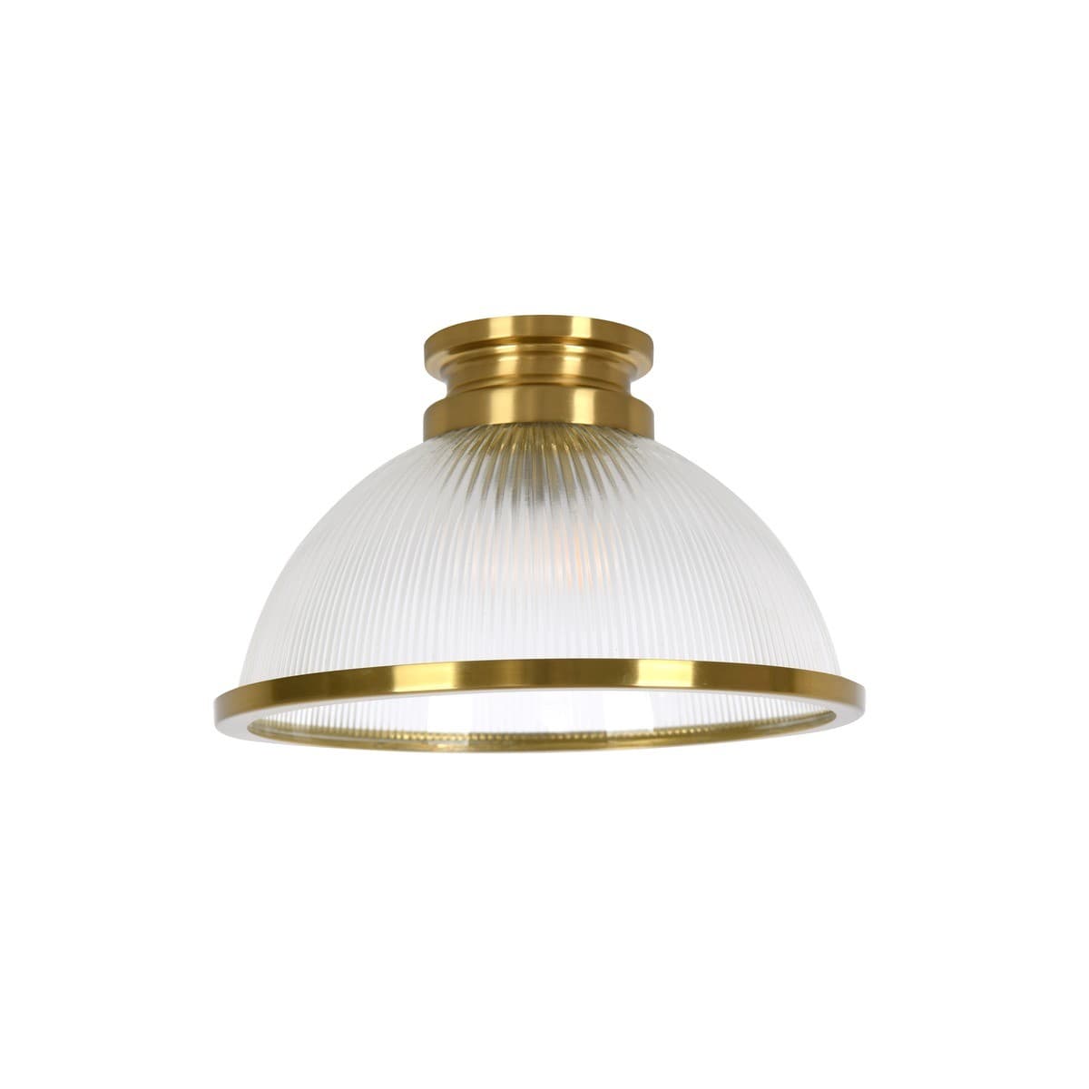 Alfred 1 Light Batten Fix in Aged Brass/Glass