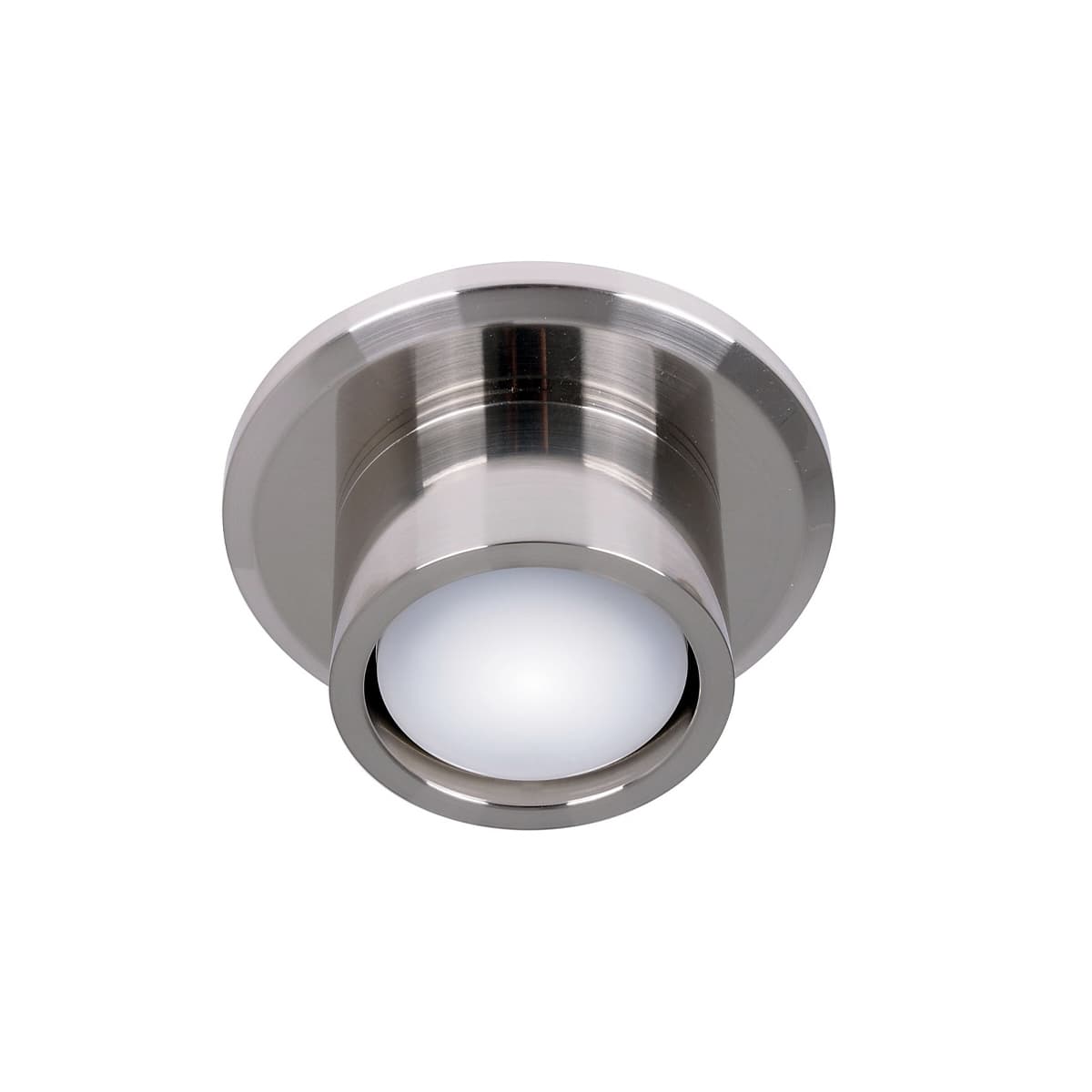 CNC Fan light in Brushed Chrome