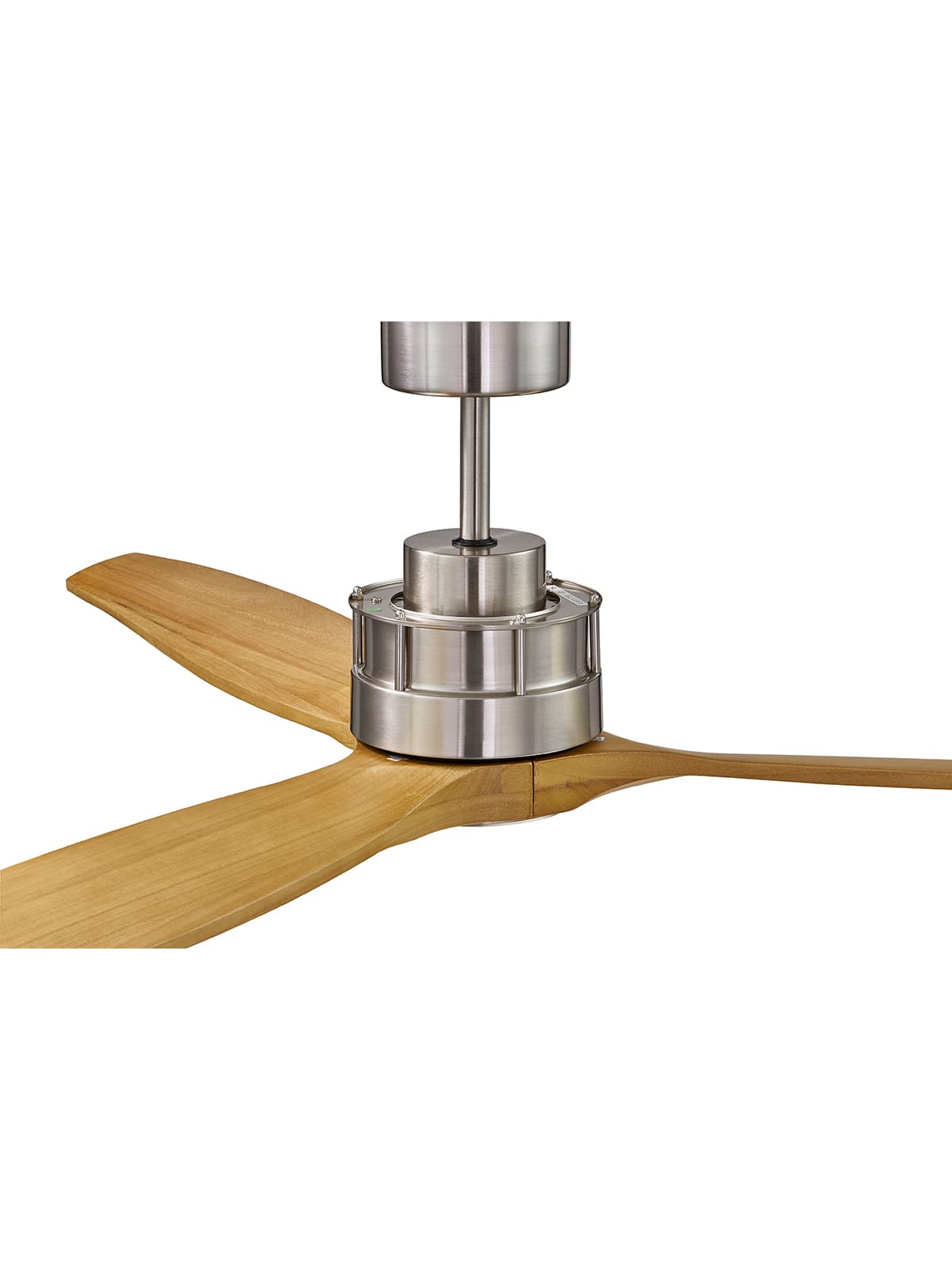 Airfusion Akmani 152cm DC Fan in Brushed Chrome/Teak