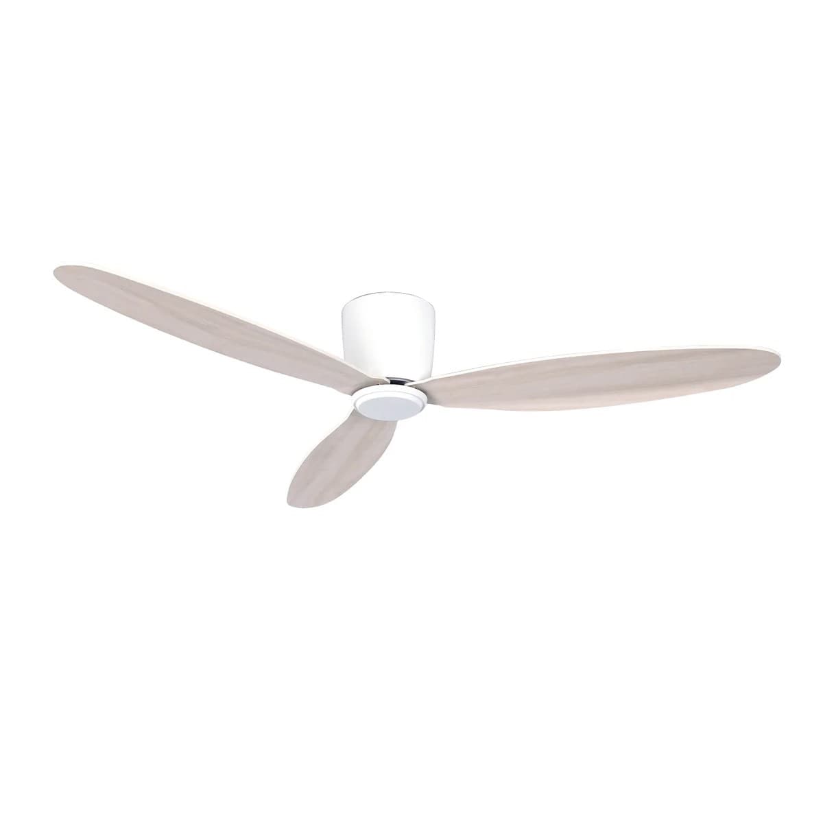 Radar 132cm DC Fan Only in White/Oak-img-1