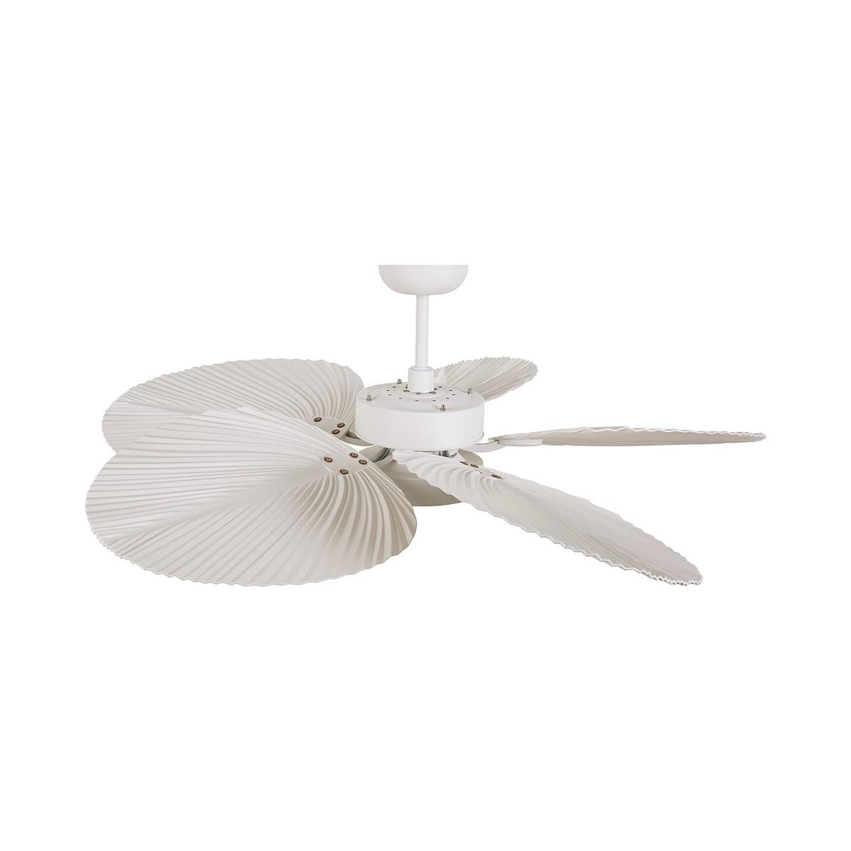 Bali 132cm DC Fan with Light in Antique White