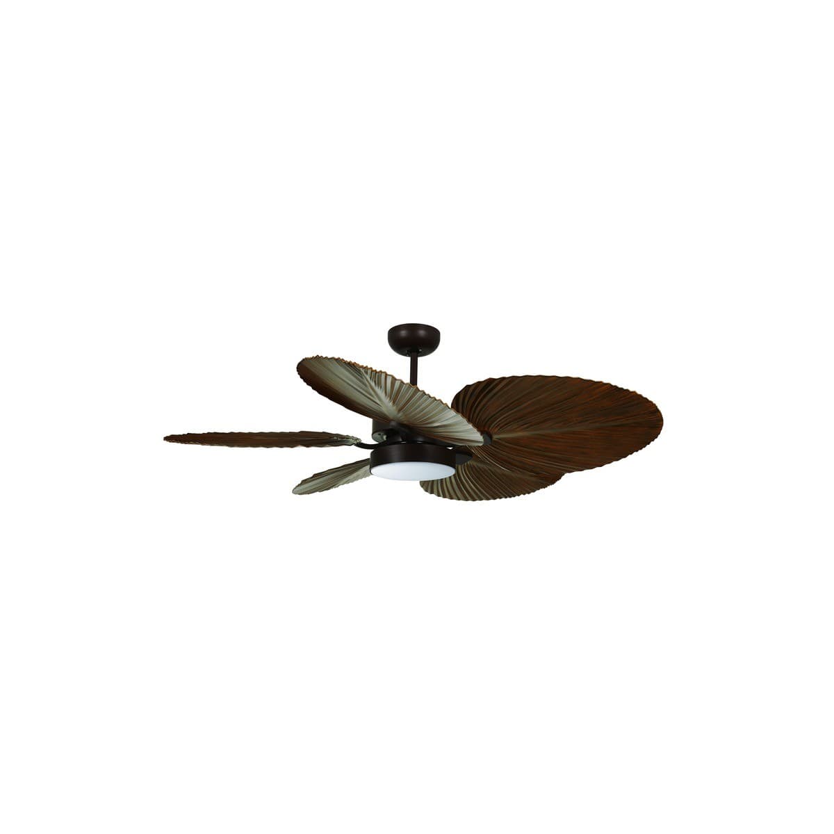 Bali 132cm DC Fan with Light in Oil Rubbed Bronze with Koa Blades