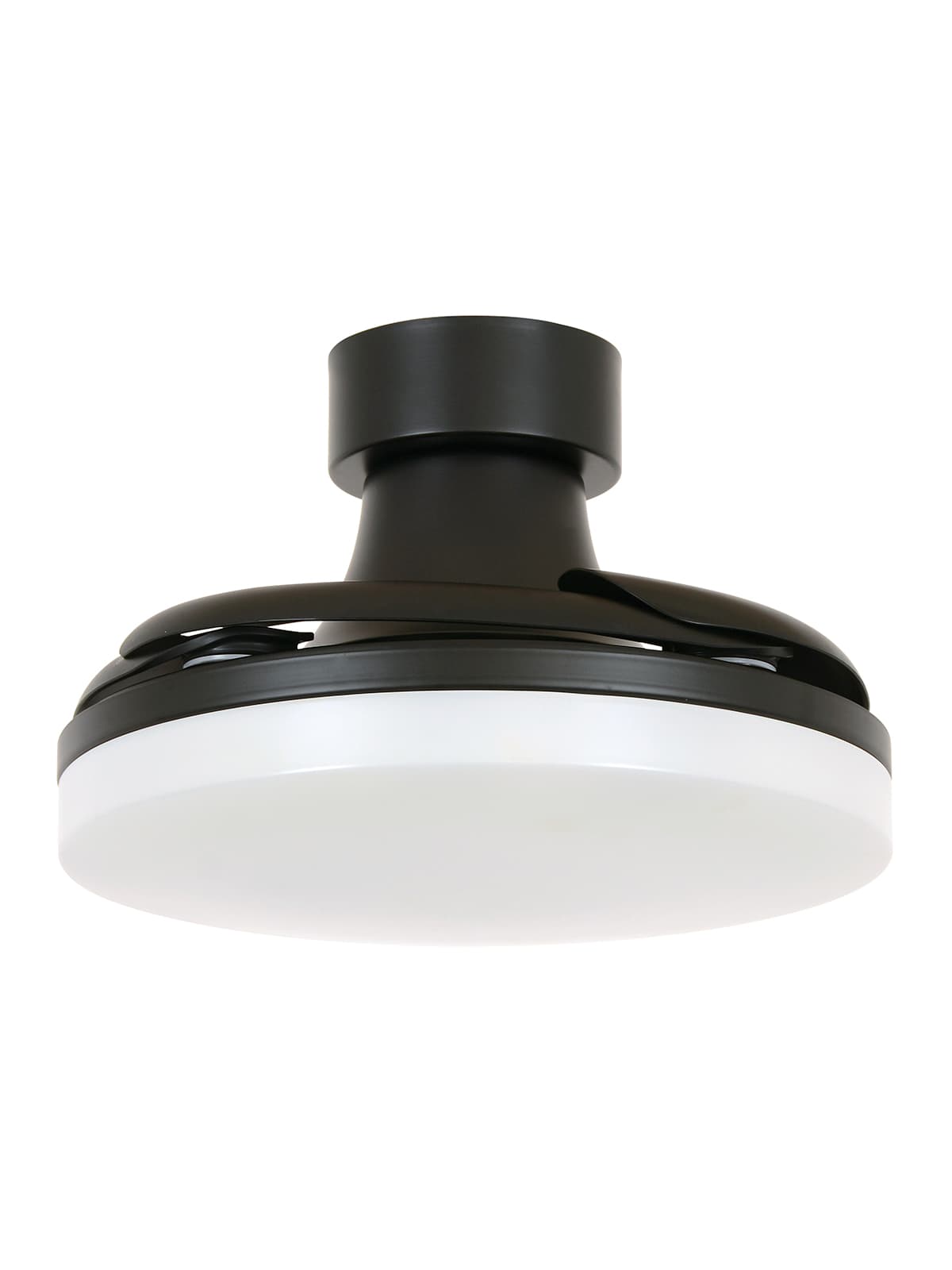 Fanaway Orbit 90cm DC Ceiling Fan with Retractable Blades and Light in Black
