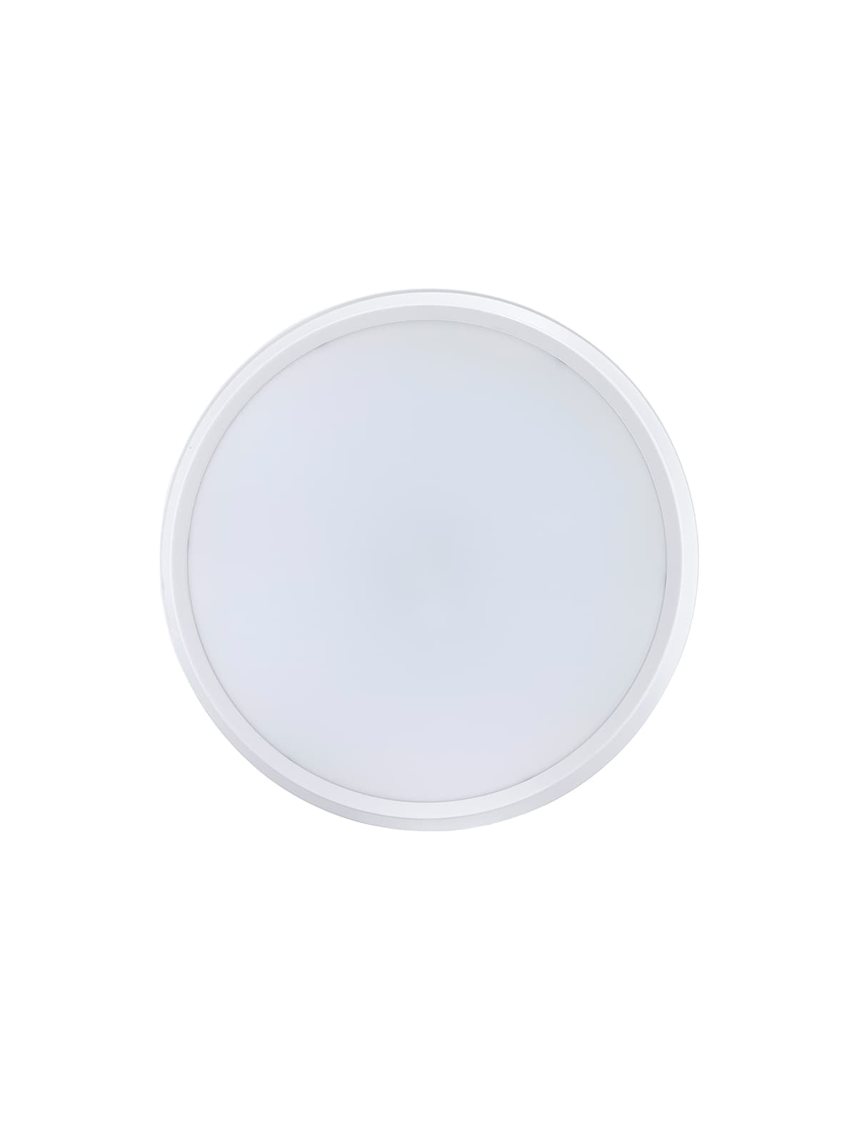 Fanaway Evo1 Prevail White Ceiling Fan with Clear Retractable Blades and LED Light and Remote