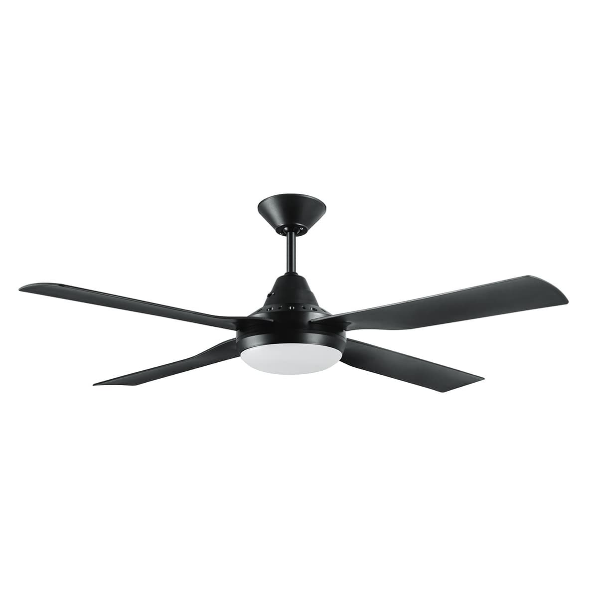 Moonah 132cm Fan with Light in Black