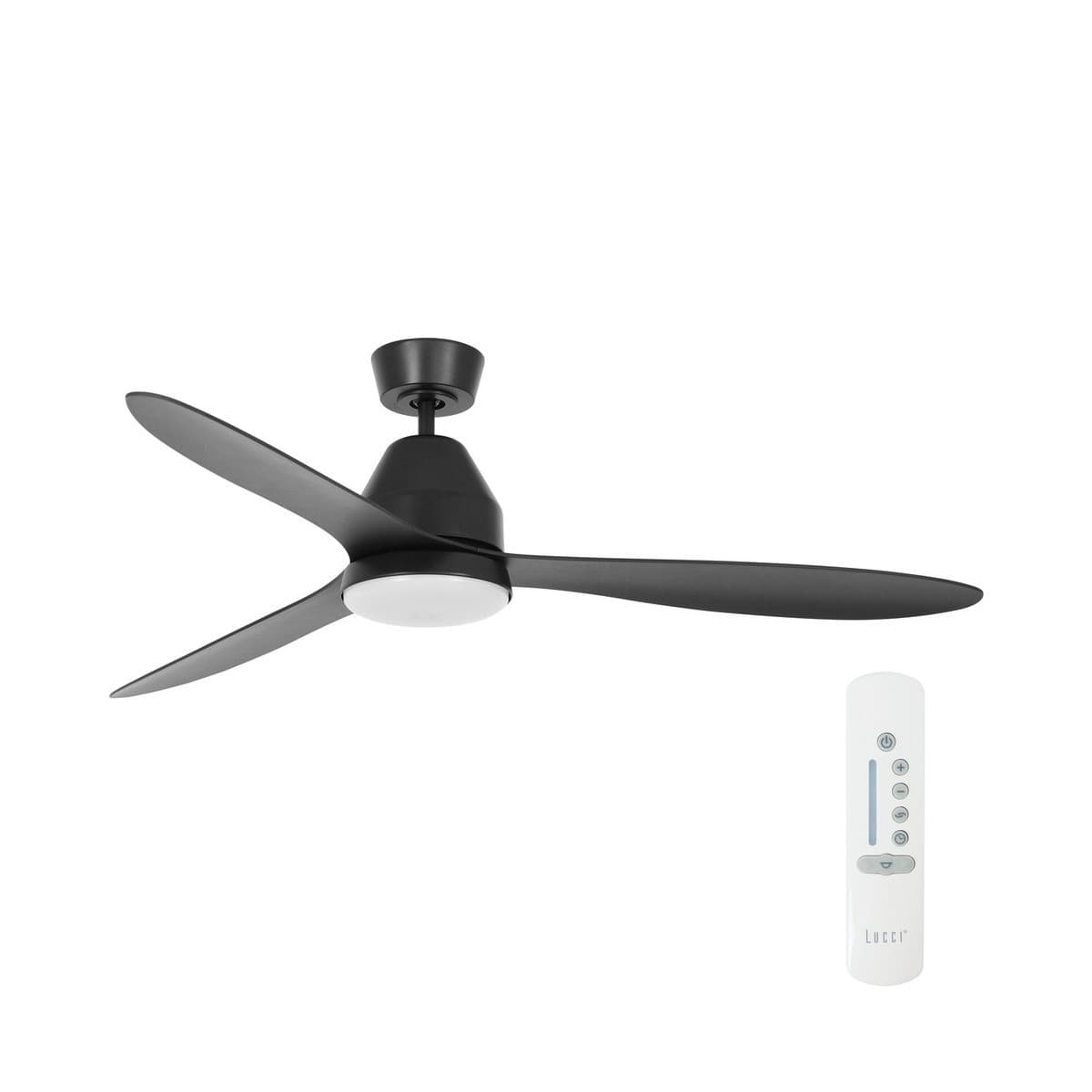 Whitehaven 142cm DC Fan with Light in Black-img-2