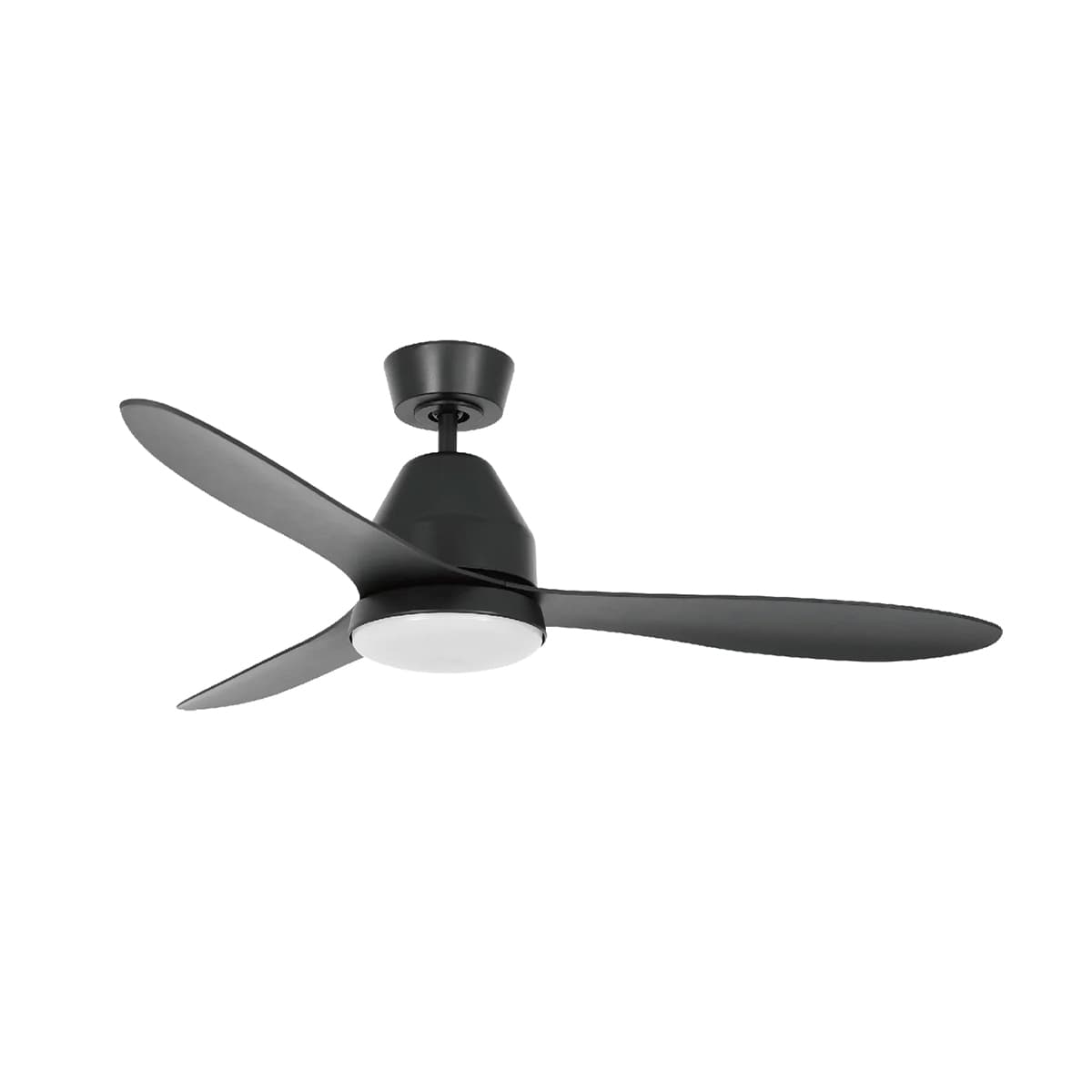 Whitehaven 122cm DC Fan with Light in Black