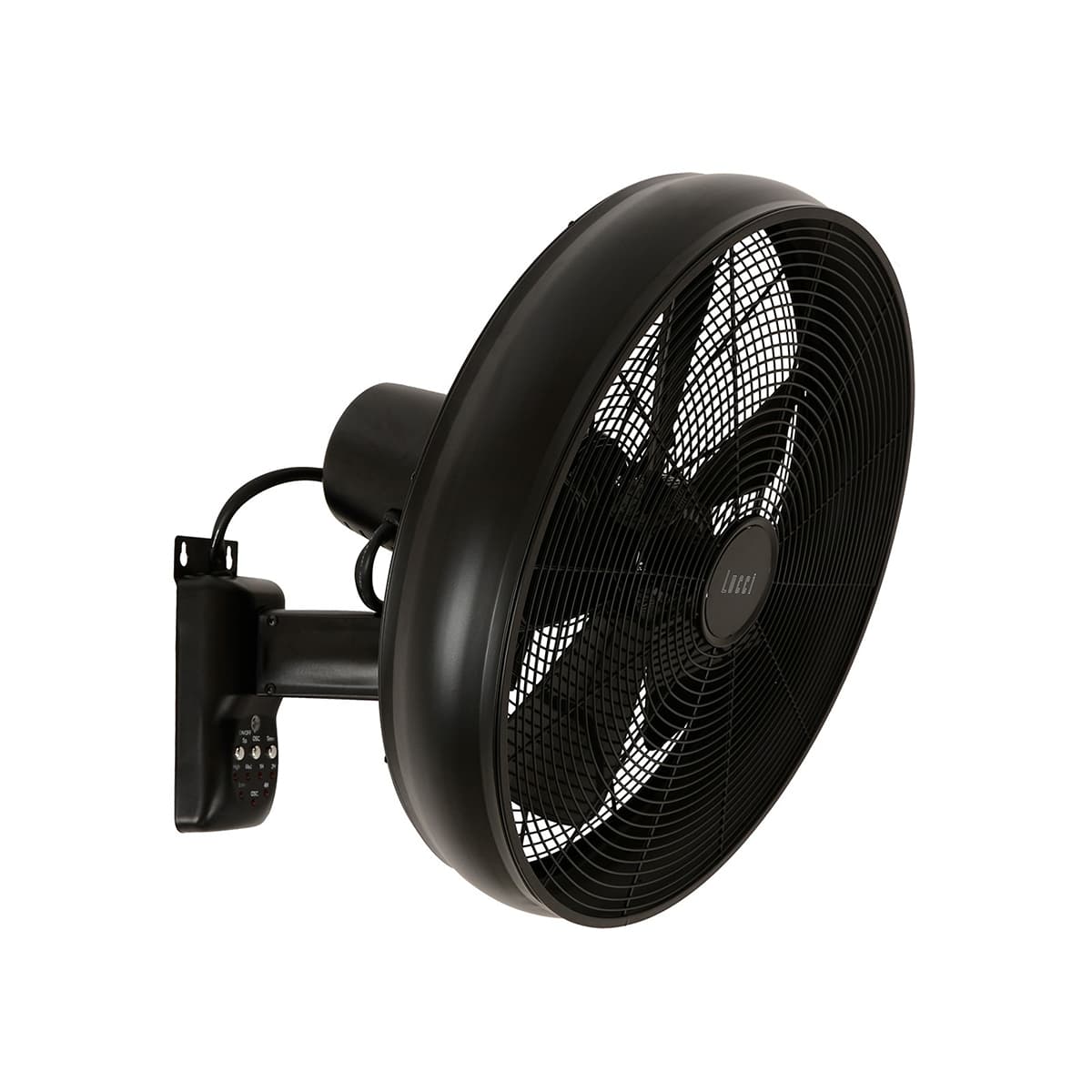Breeze 41cm Wall Fan with Remote in Black