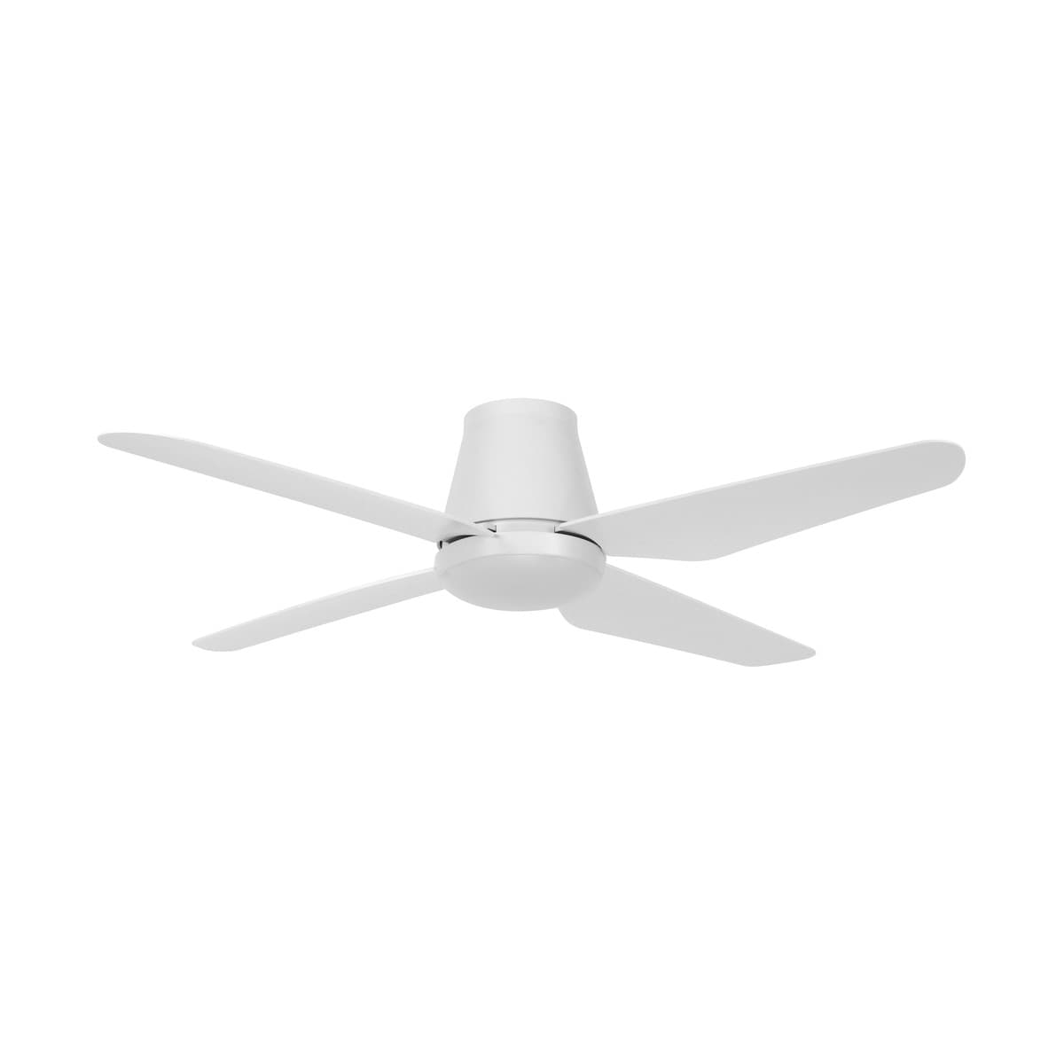 Aria 132cm CTC Fan with LED Light in White