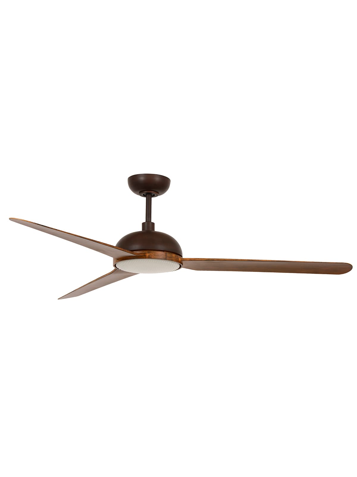 Unione 142cm DC Fan with Light in Oil Rubbed Bronze/Koa