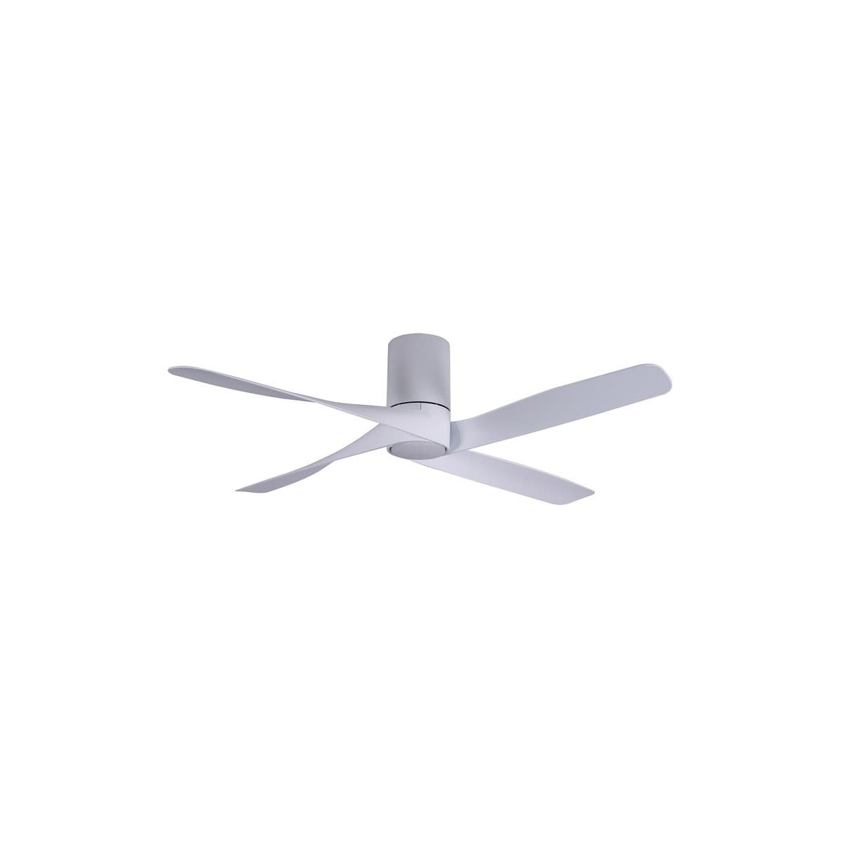 Riviera 132cm DC Fan with Light in White