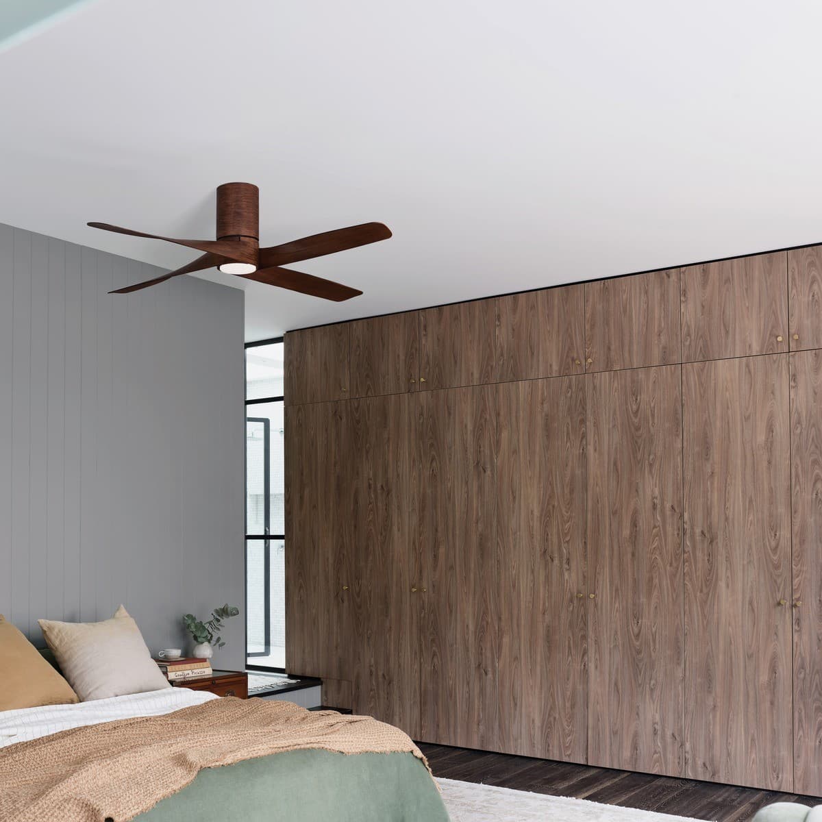 Riviera 132cm DC Fan with Light in Koa