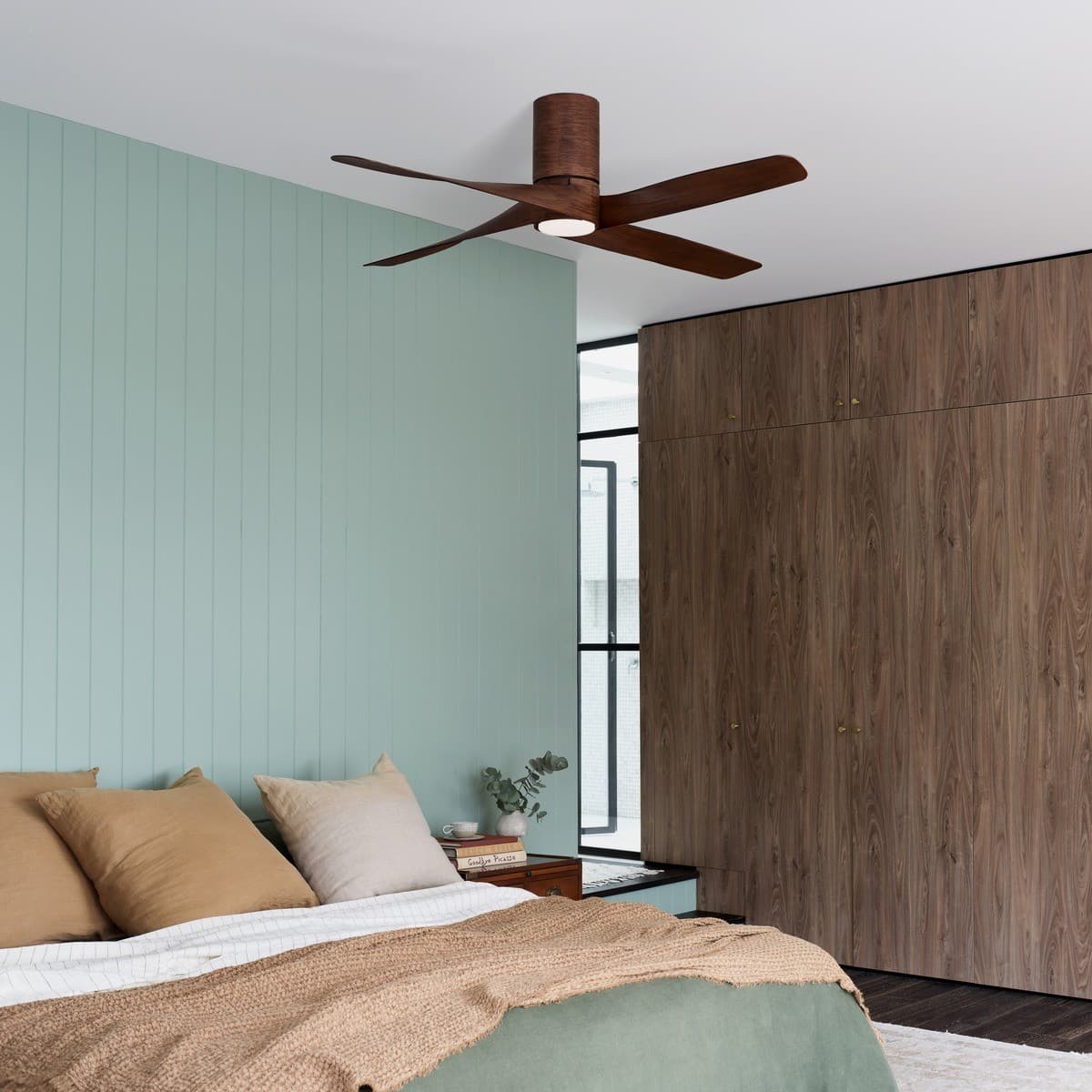 Riviera 132cm DC Fan with Light in Koa