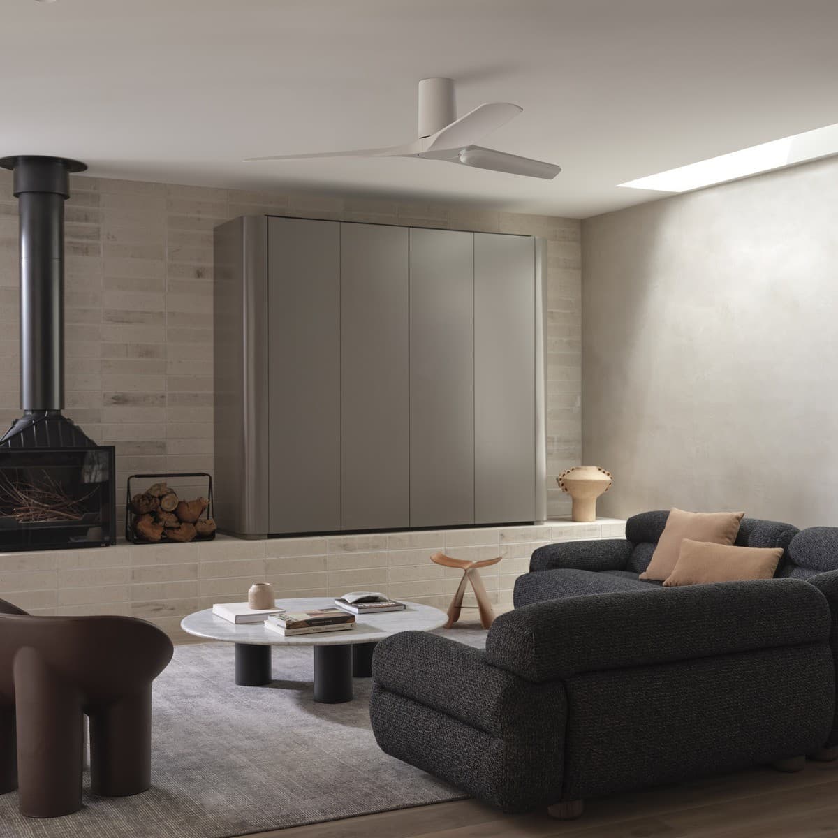 Londo 132cm DC Fan in White