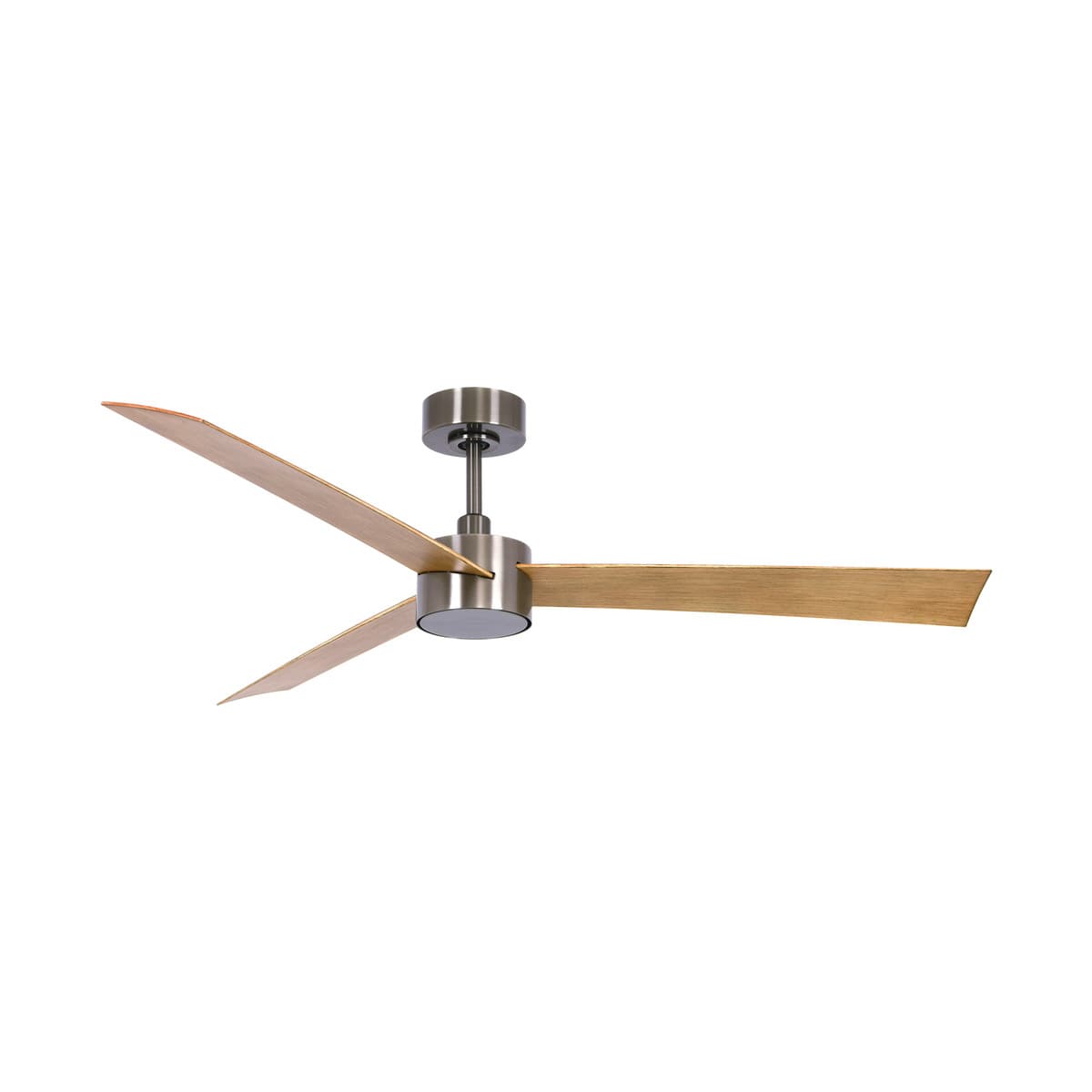 Climate IV 132cm DC Fan with Light in Antique Nickel with Teak Blades