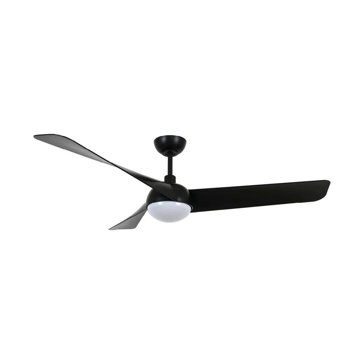 Osprey 132cm DC Fan with Light in Black