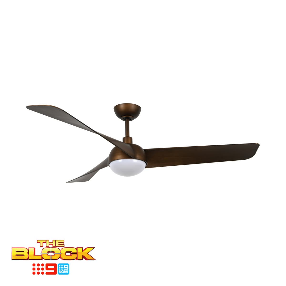 Osprey 132cm DC Fan with Light in Bronze