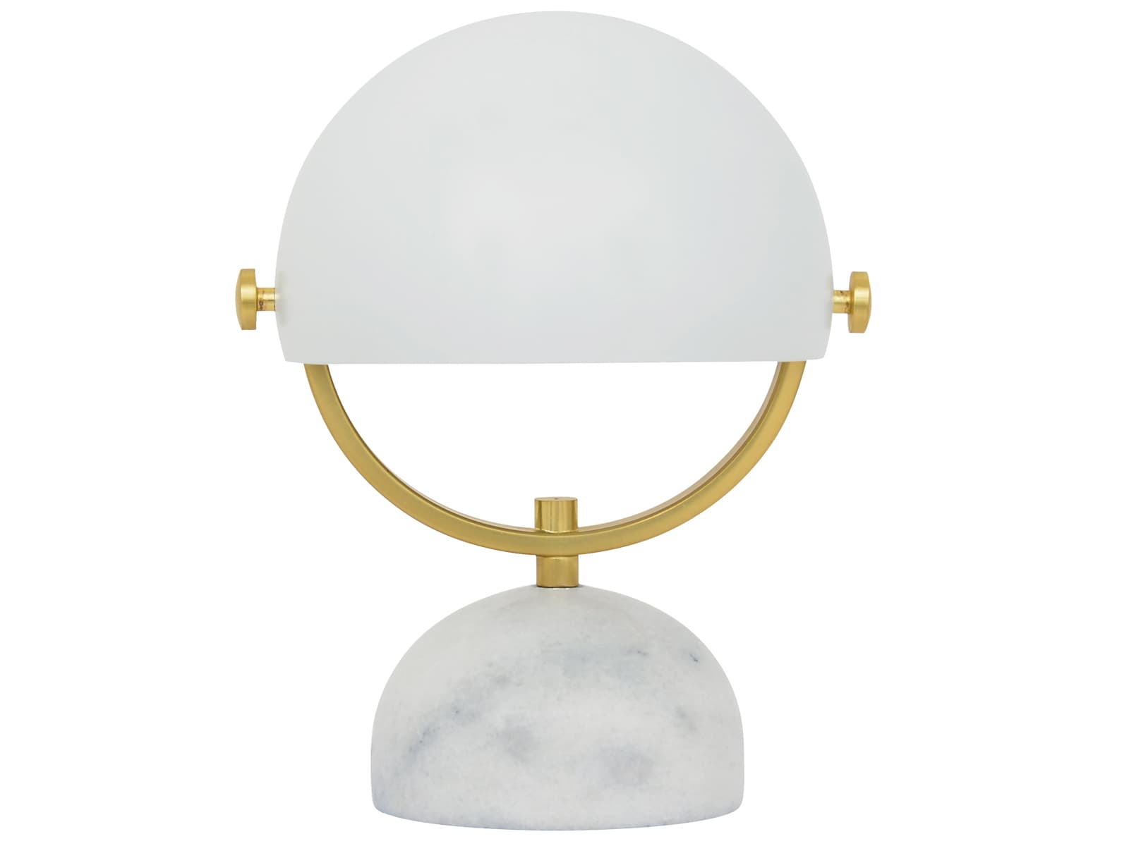 Lowe Table Lamp in White Marble/White/Brass-img-4