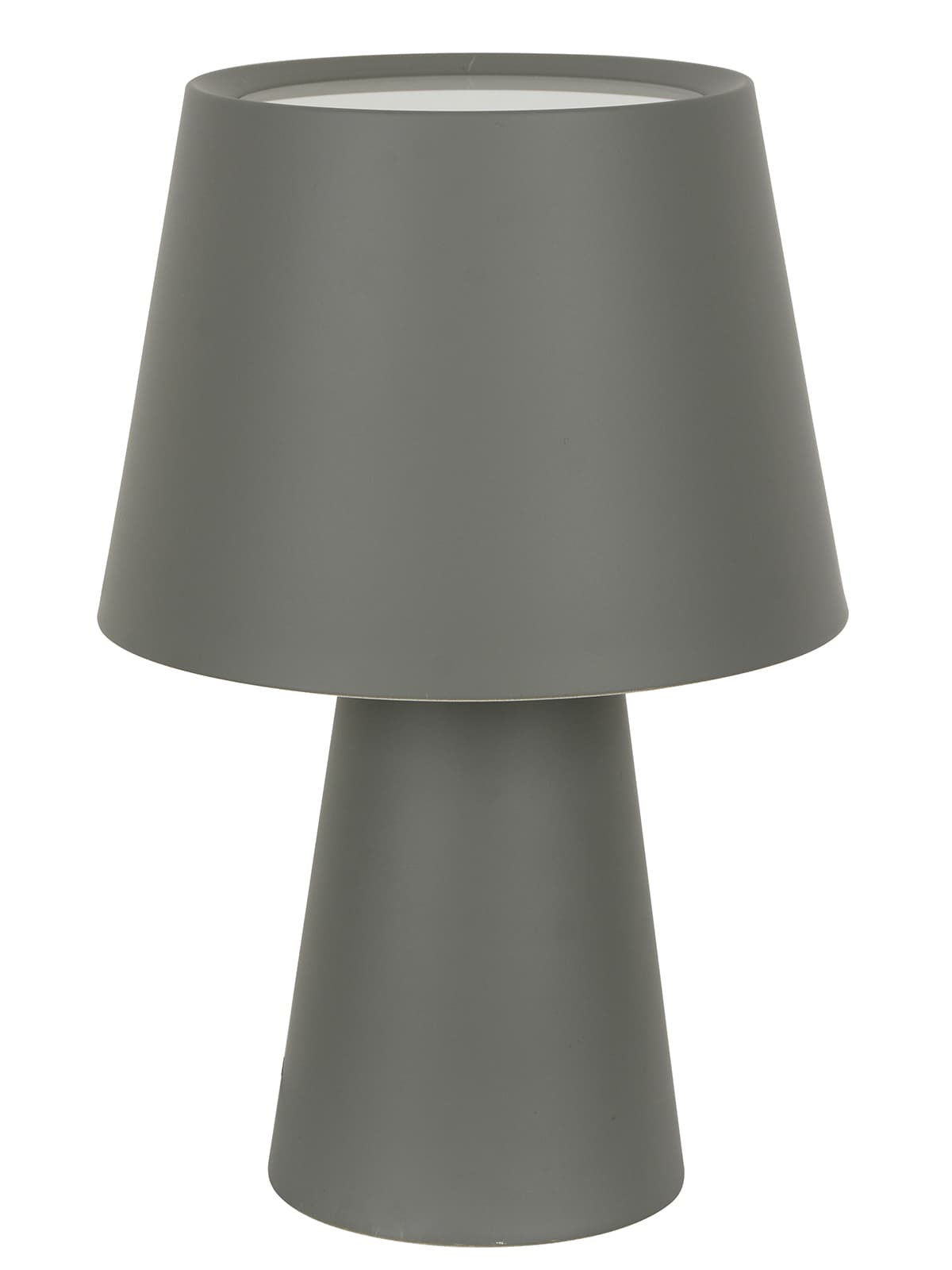 Harris 1 Light Table Lamp in Grey with Glass Diffuser-img-1