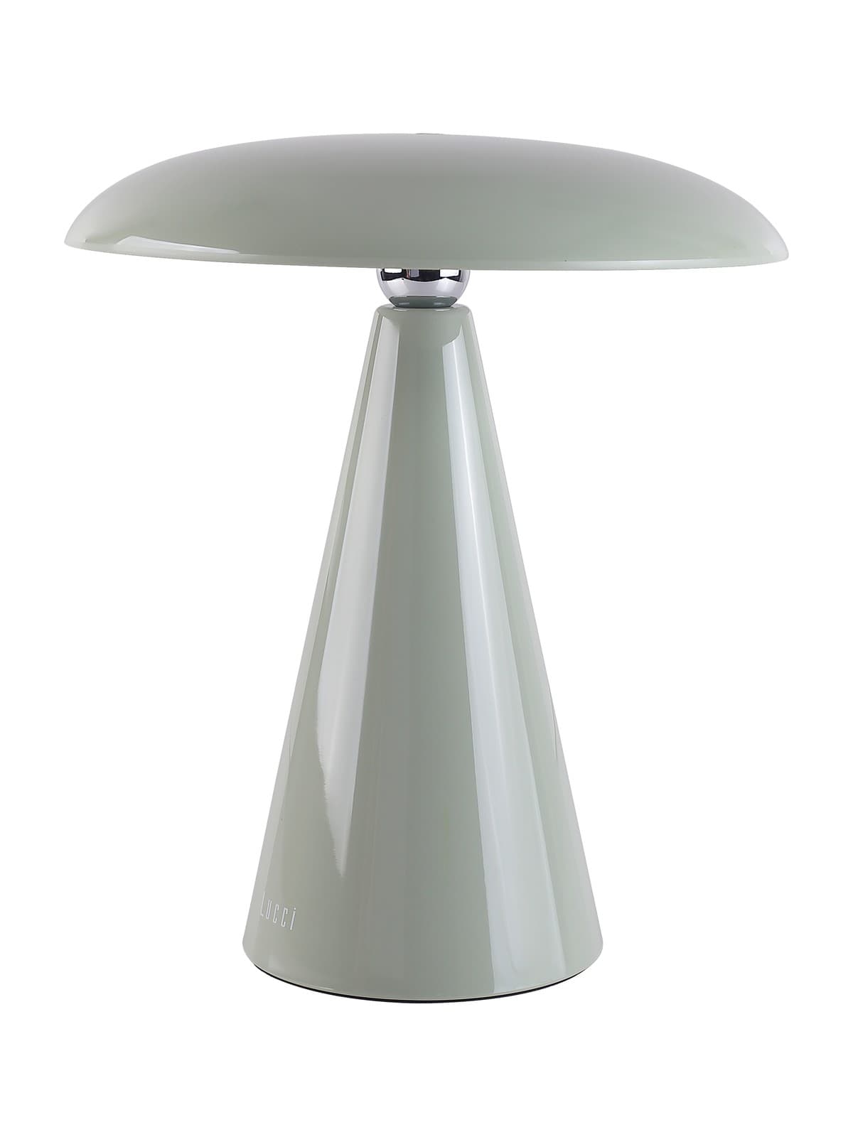 KINOKO II CCT, DIM RECHARGEABLE LED TABLE/WALL LAMP IN JADE GREEN-img-1