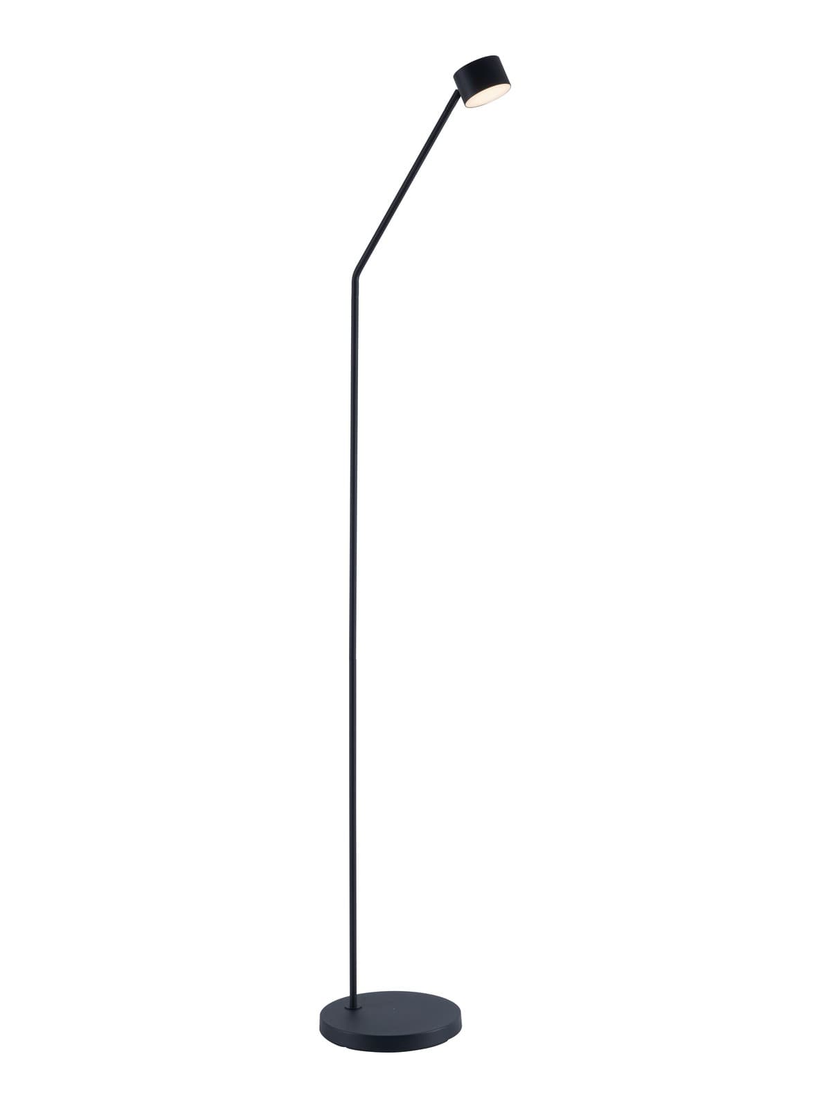 LUCCI VINCE CCT DIM LED FLOOR LAMP IN SAND BLK